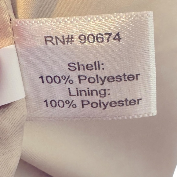 Boston Proper blazer jacket  size 12 cream tweed  w/pockets gold chain boarder - Picture 8 of 8